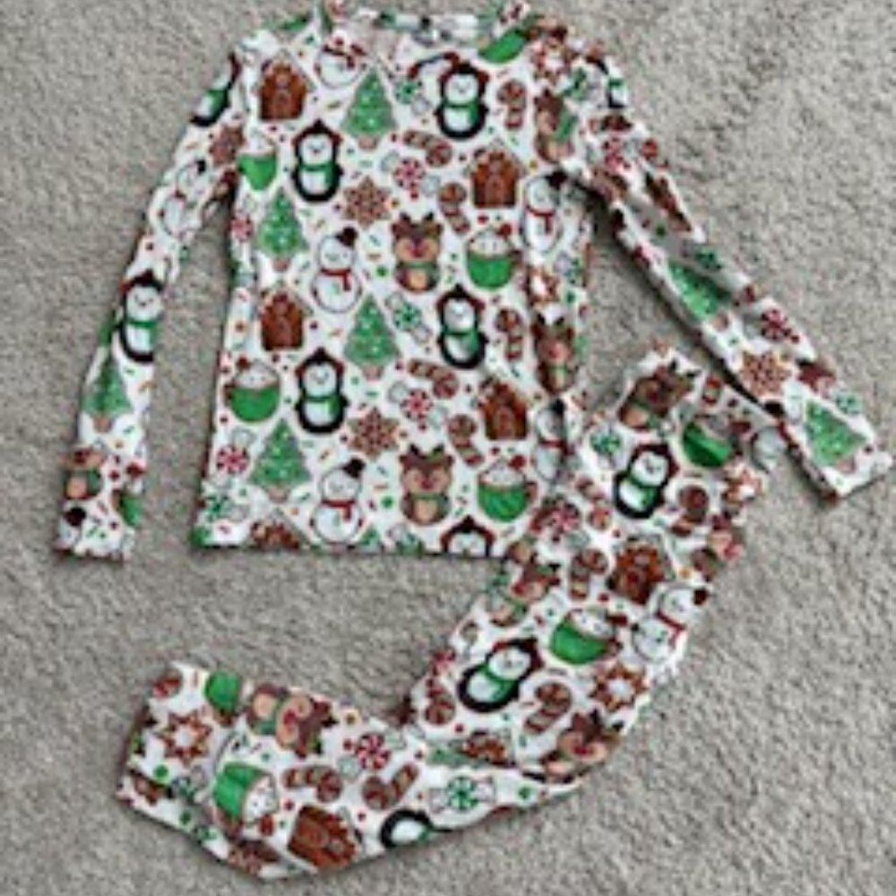 Posh Peanut Christmas Pajamas - Cookie Medley Kids 5/6